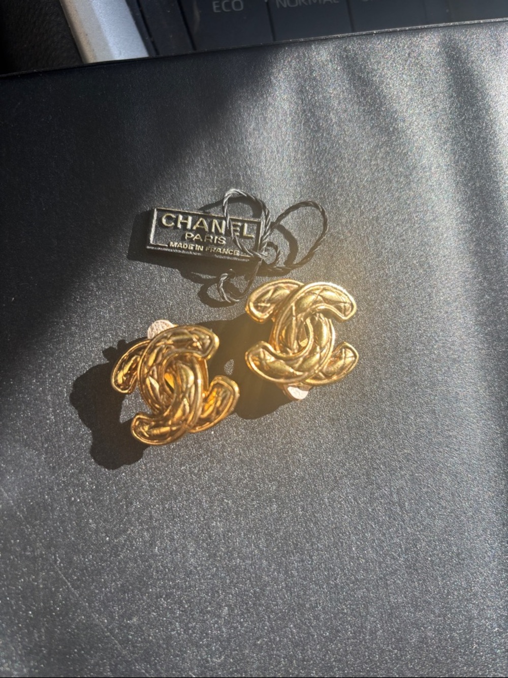 Vintage Chanel clip ons